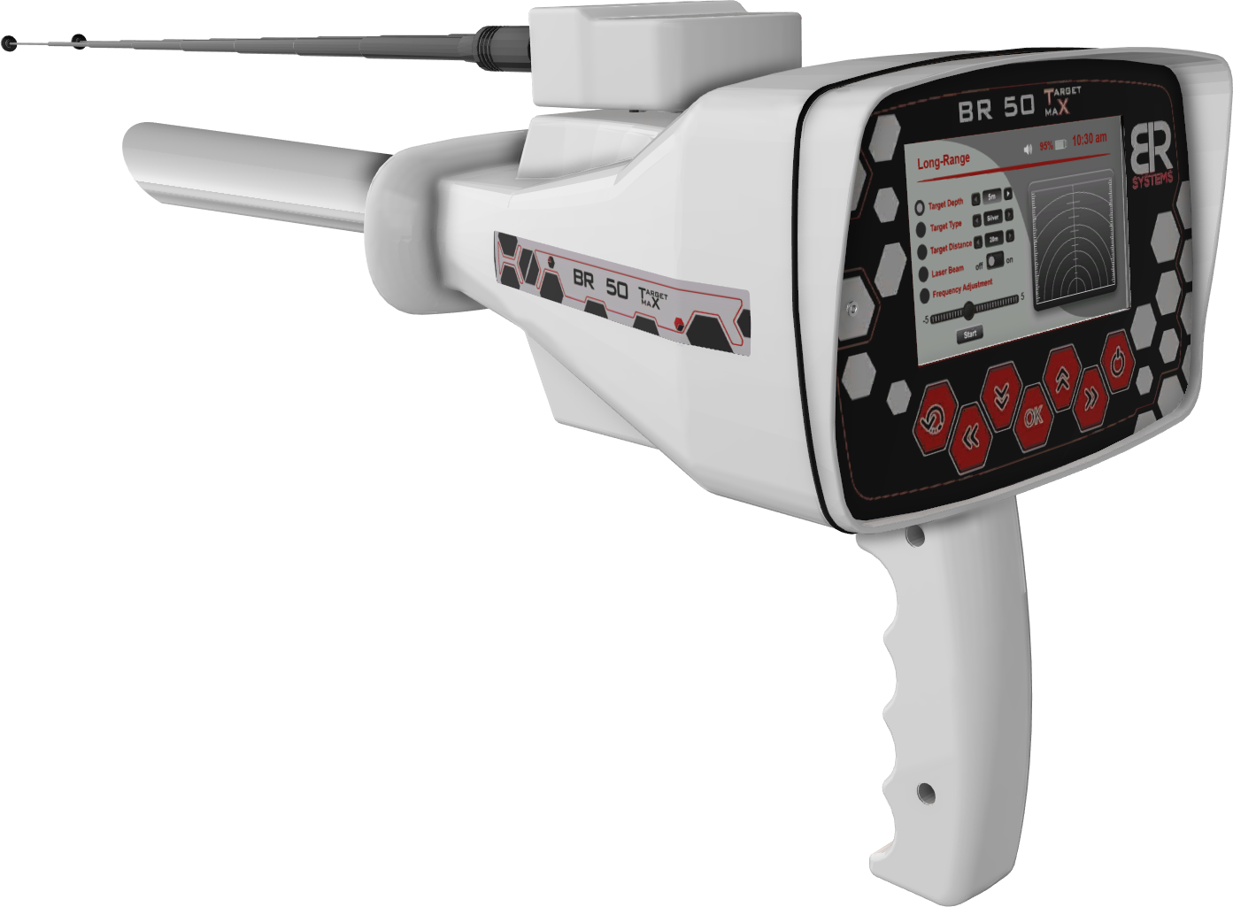 BR SYSTEMS 50 Target Max Gold and Metal Detector
