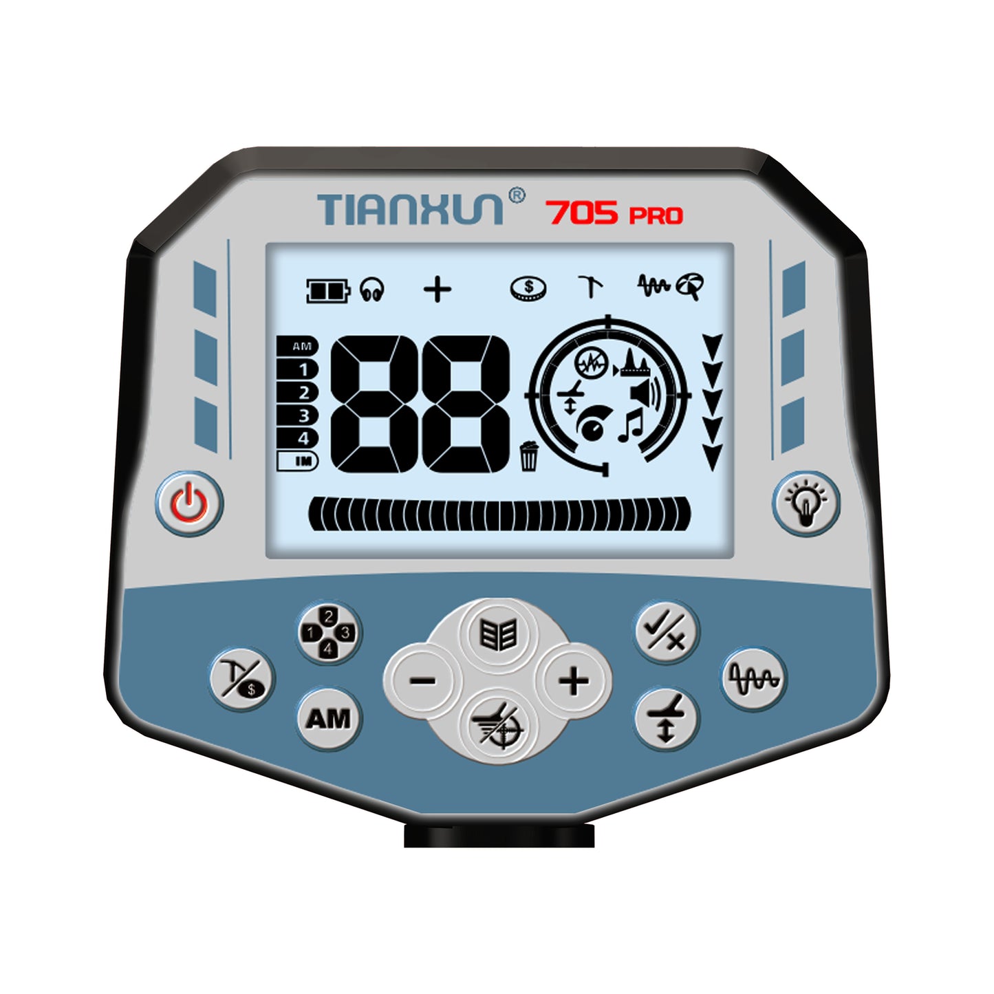 Tianxun 705 Pro Multi-Frequency Gold Metal Detector