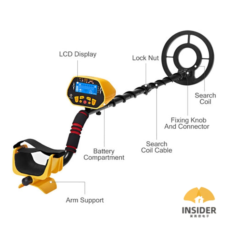 Zellure GC1028 Treasure & Gold Finder Hobby Metal Detector