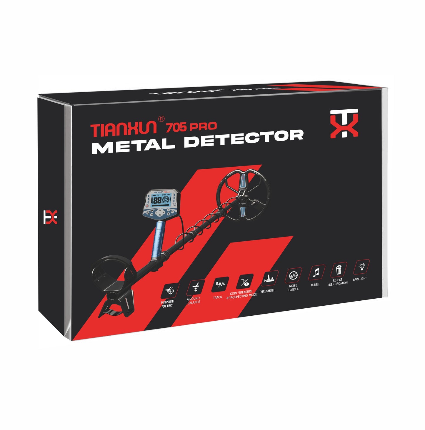 Tianxun 705 Pro Multi-Frequency Gold Metal Detector
