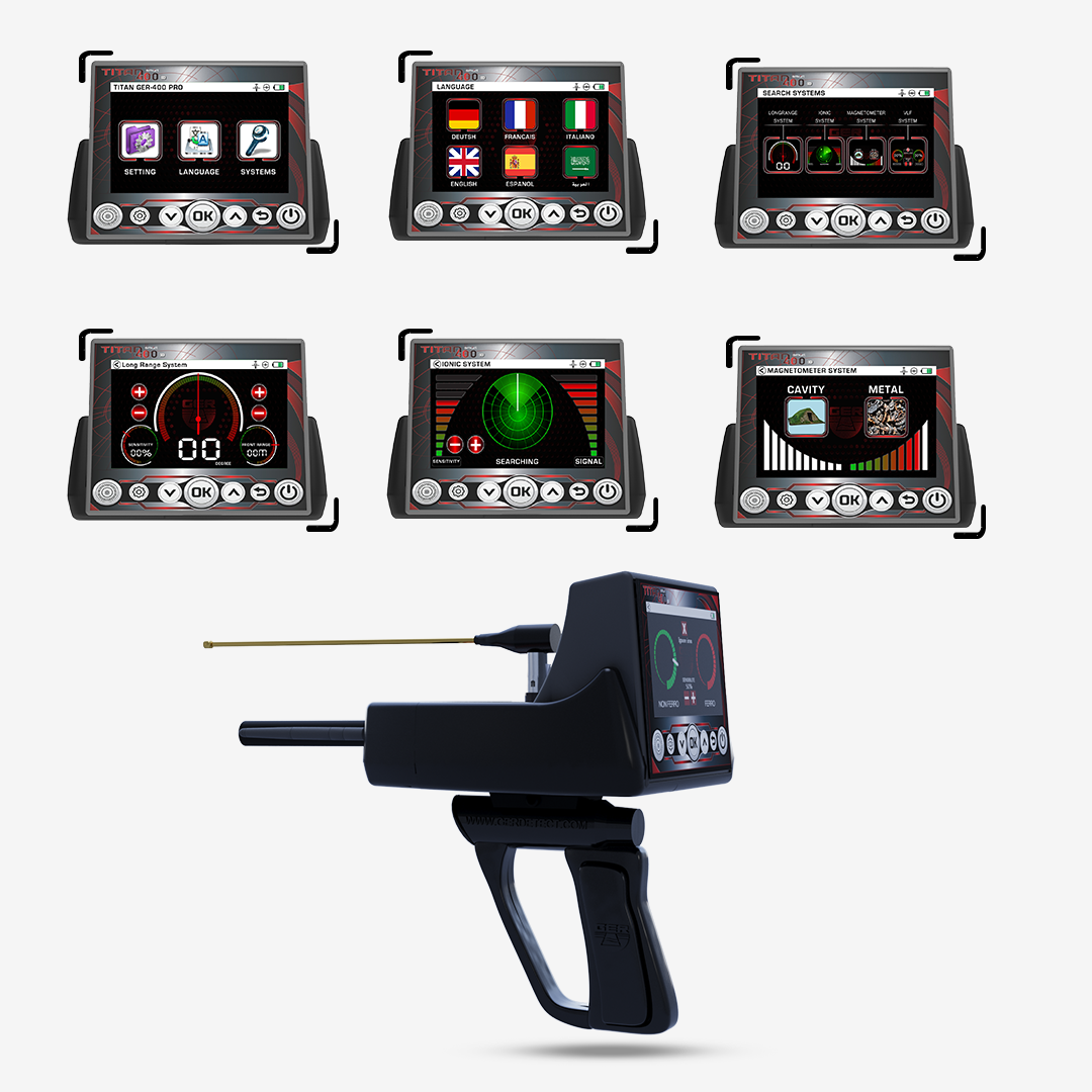 GER Detect Titan 400 Smart Long Range Metal Detector