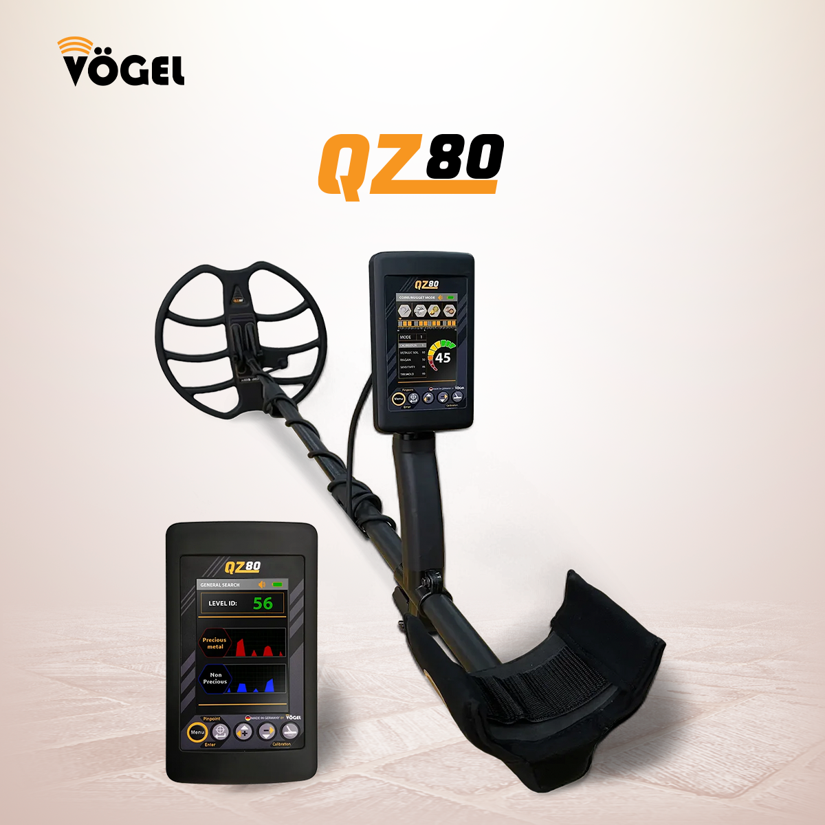 MWF Vogel QZ 80 Metal Detector VLF