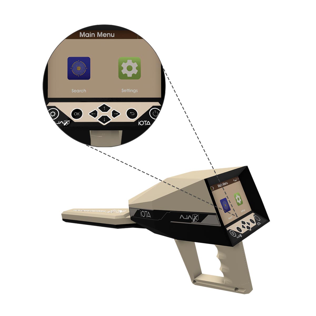 AJAX IOTA Ionic Long Range System Metal Detector