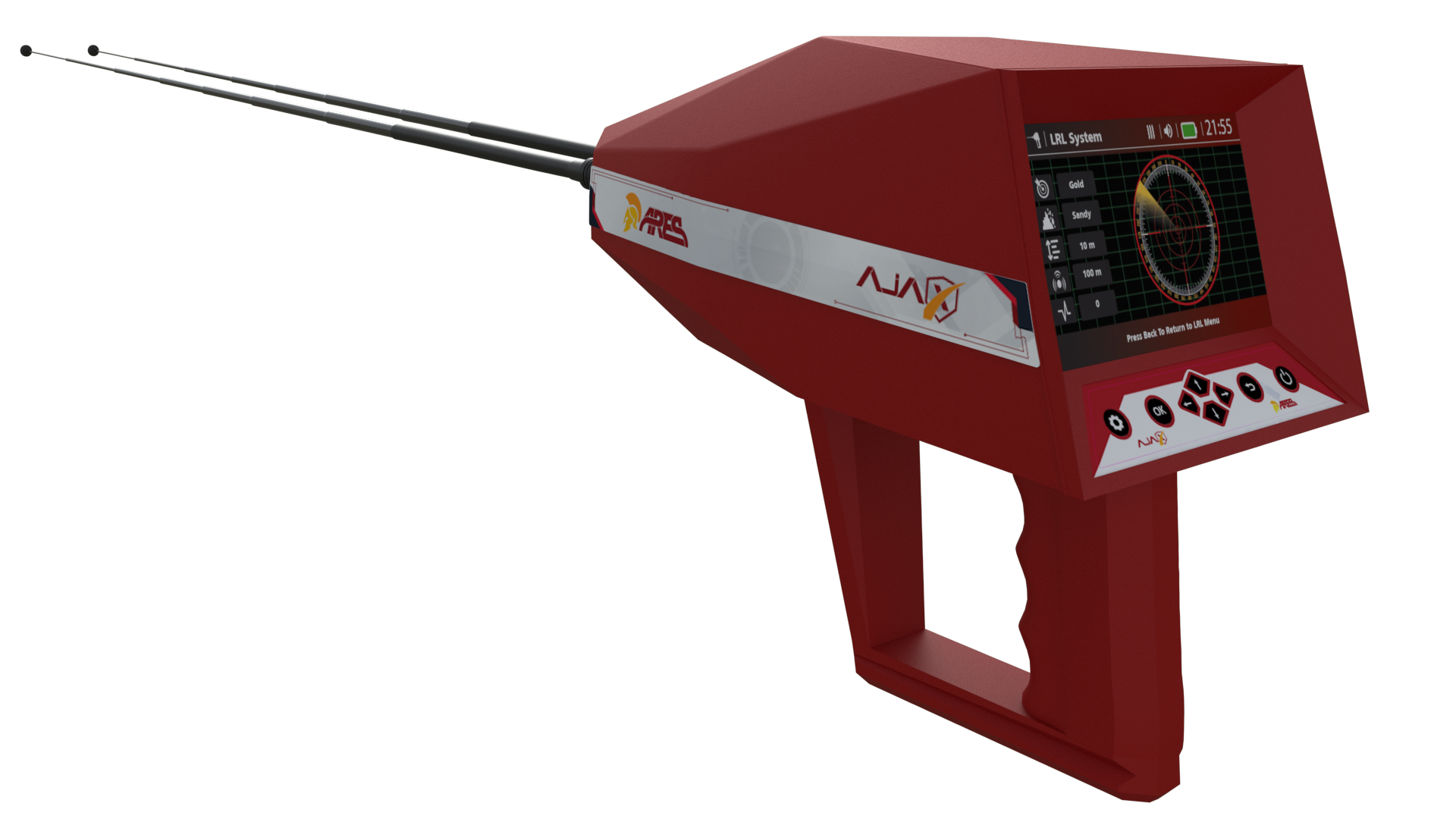 AJAX ARES SERIES Quad-System Metal and Gold Detector