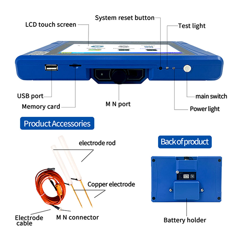 PQWT‑TC150 Geophysical Groundwater Detector Underground Water Finder