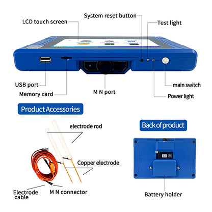 PQWT‑TC150 Geophysical Groundwater Detector Underground Water Finder