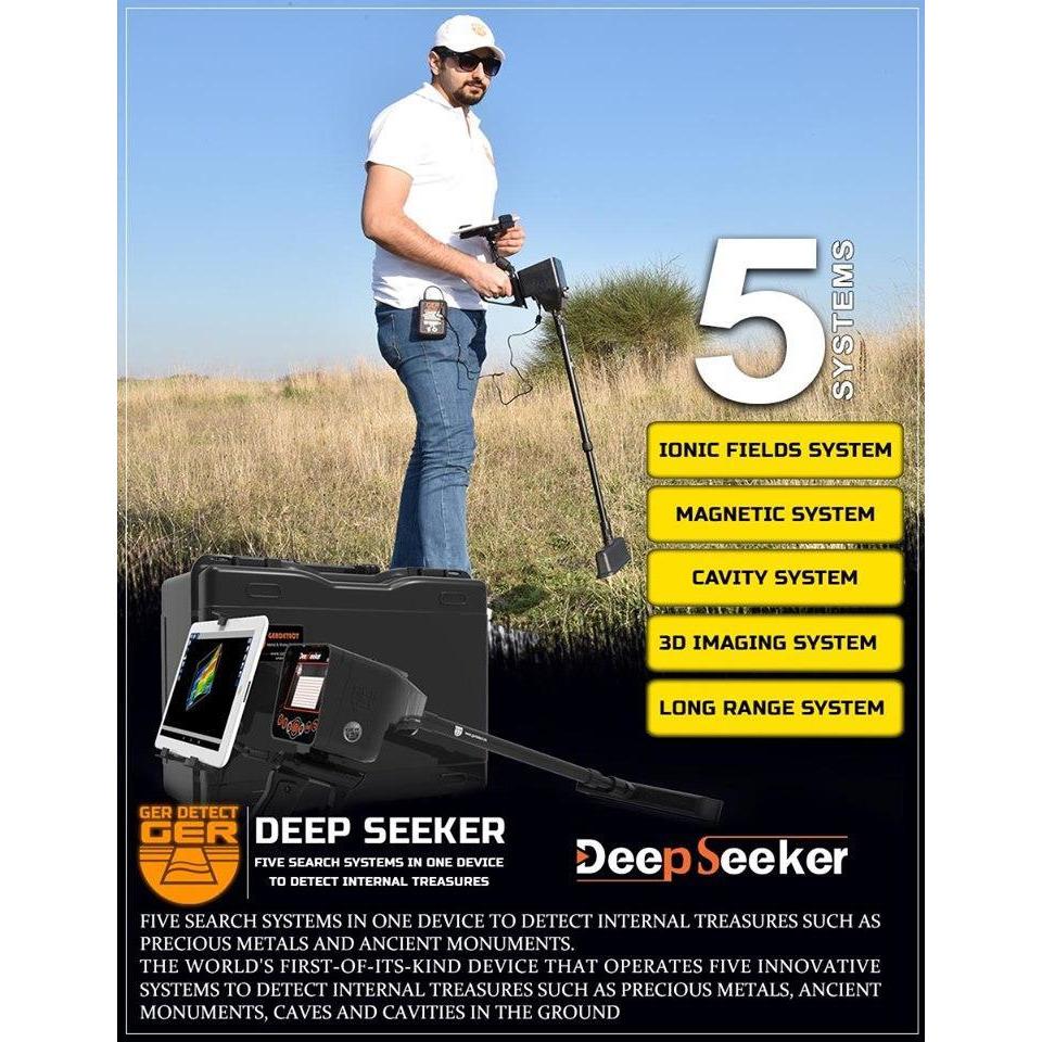 GER DETECT DEEP SEEKER 5-IN-1 Long-Range Detector