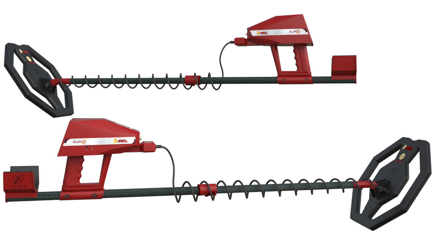 Ajax Detection Ares Long Range Gold and Metal Detector - 4 Advanced Search Systems