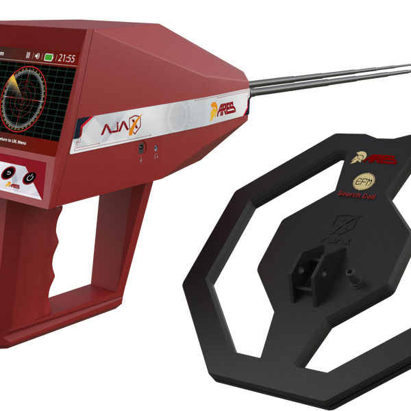 AJAX ARES SERIES Quad-System Metal and Gold Detector