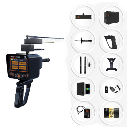 GER Detect Deep Seeker 5 System Professional Long Range Metal Detector