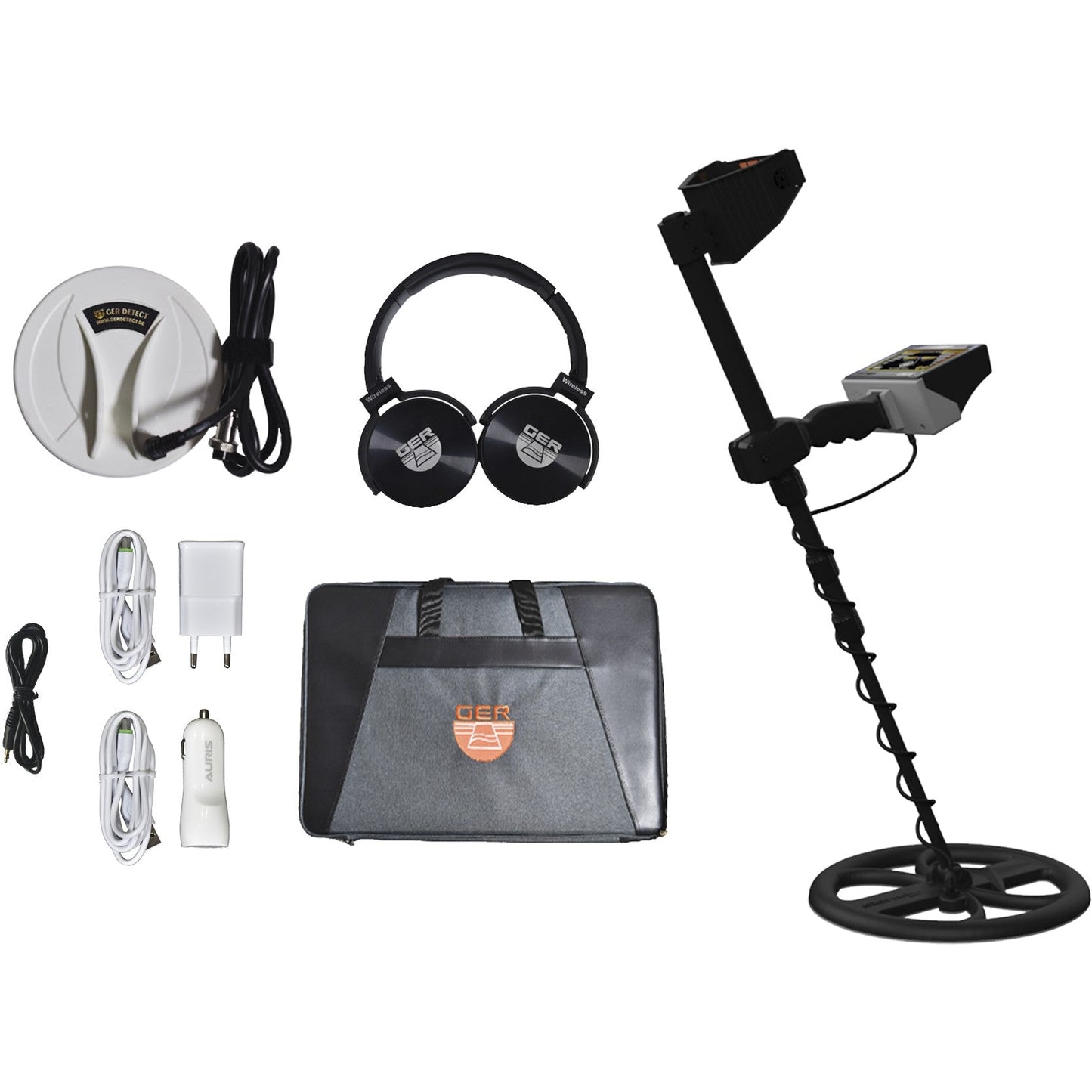 GER Detect Golden Way VLF Metal Detector