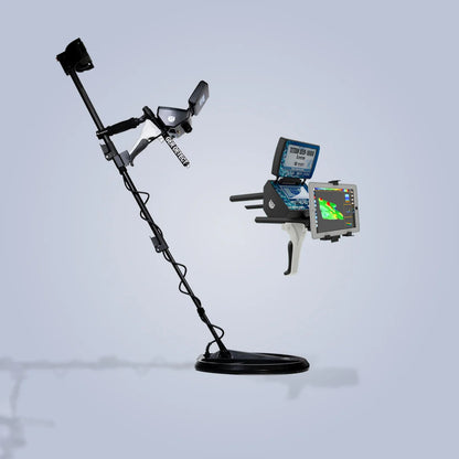 GER DETECT Titan 1000 Long Range Metal Detector with 8" and 17" Coils - Five Search Systems