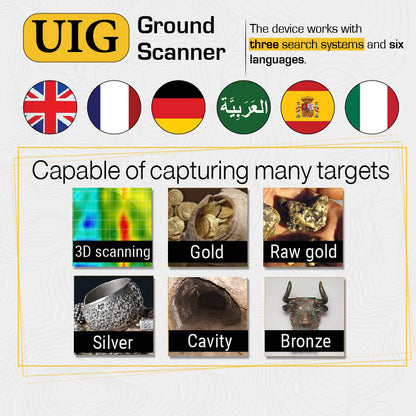 GER Detect UIG Ground Scanner Metal Detector